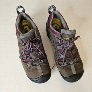 Keen Composite Toe Work Shoe Women's size 10M Gray/Purple